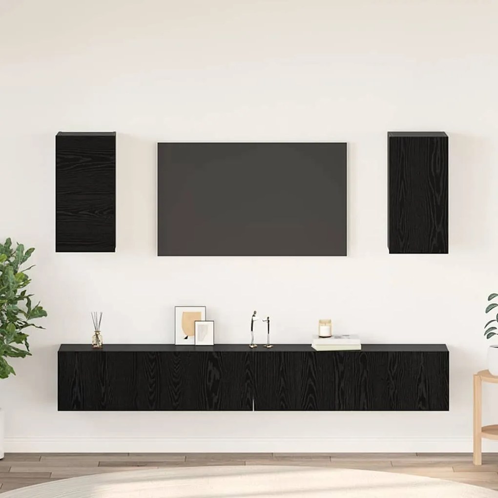 Gabinete de TV de Parede com prateleira com armazenamento com porta 6