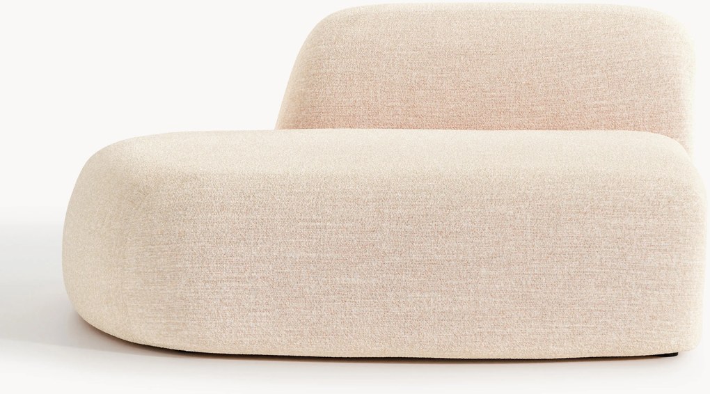 Módulo com chaise longue em bouclé Wolke