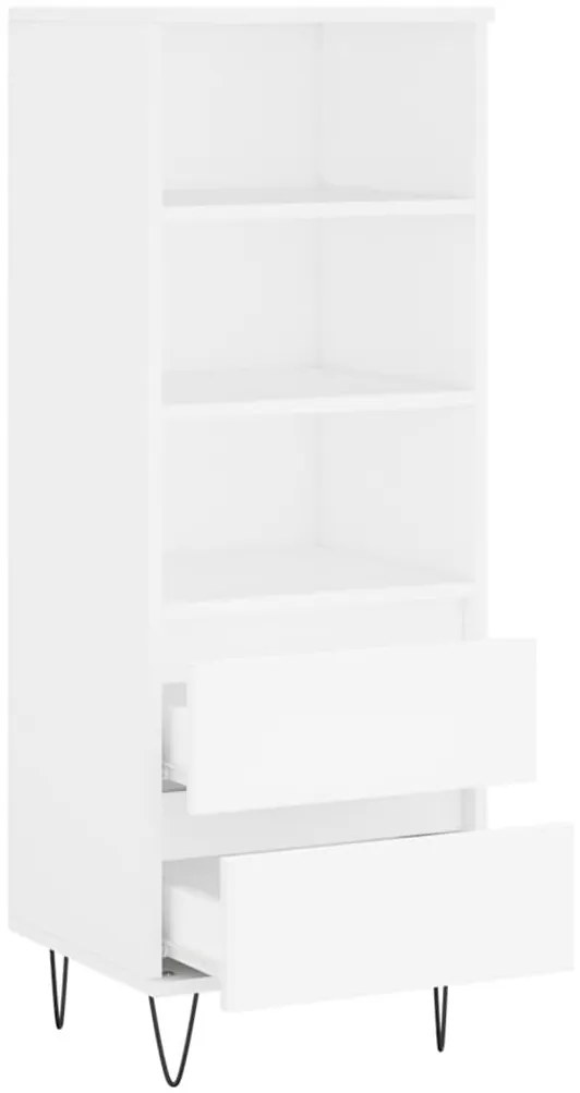 Aparador 40x36x110 cm derivados de madeira branco