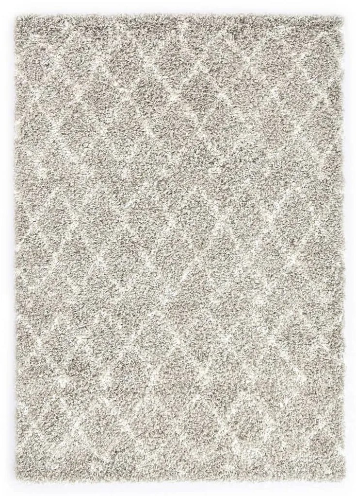 vidaXL Tapete berbere shaggy PP cor areia e bege 160x230 cm