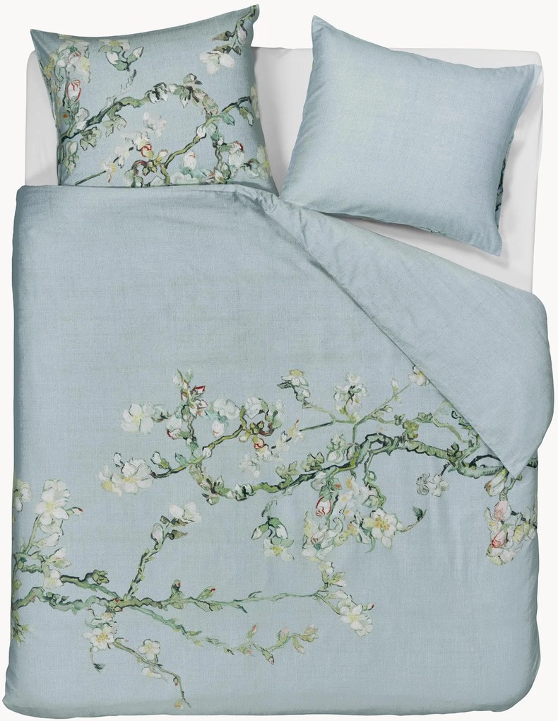 Conjunto de roupa de cama em cetim de algodão Blossom