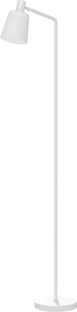 HOMCOM Candeeiro de Pé LED Regulável com Ecrã Giratório 350° 3 Temperaturas de Cor 3000K/4000K/6500K 45x21x148 cm Branco | Aosom Portugal