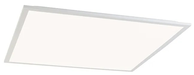 Luminária de teto de sistema moderno quadrado branco incl. LED - Pawel Moderno