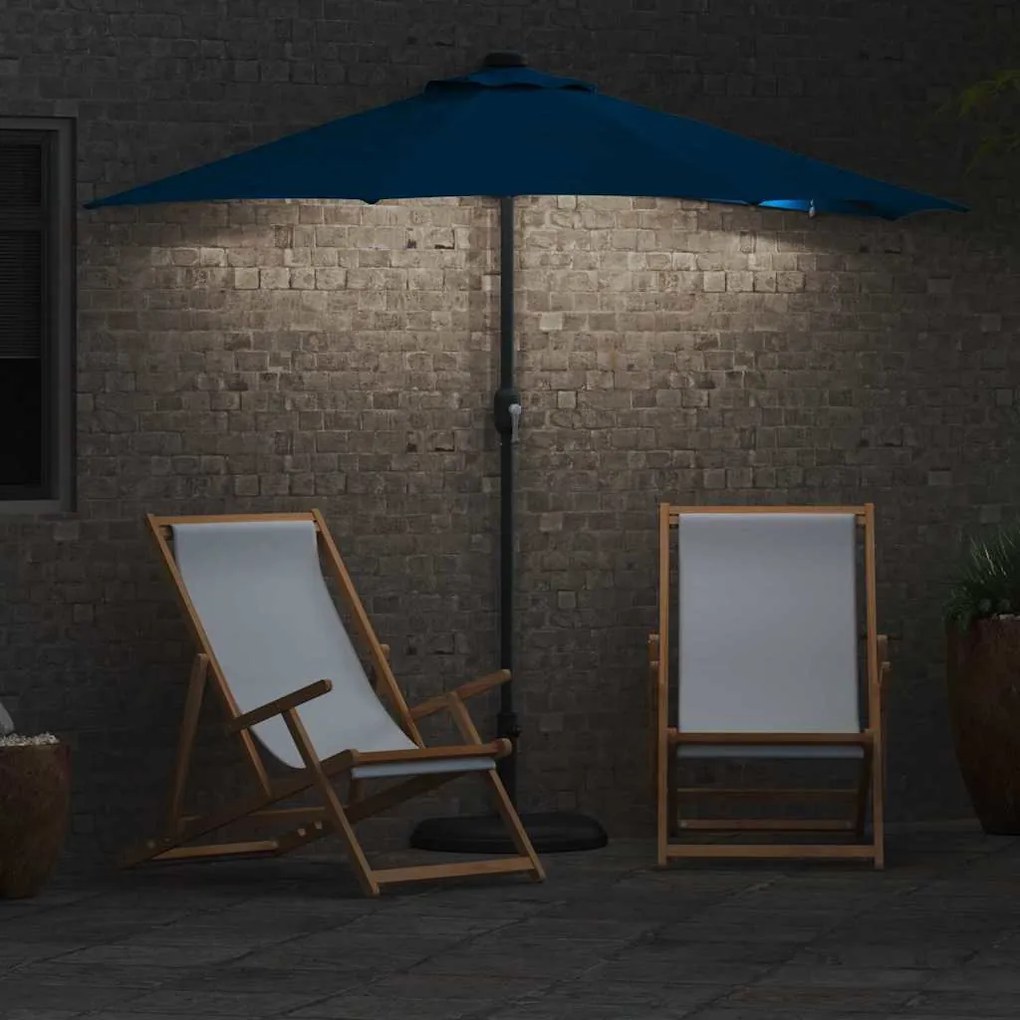 Guarda-sol de Jardim Azul 294 x 150 x 223 cm tecido
