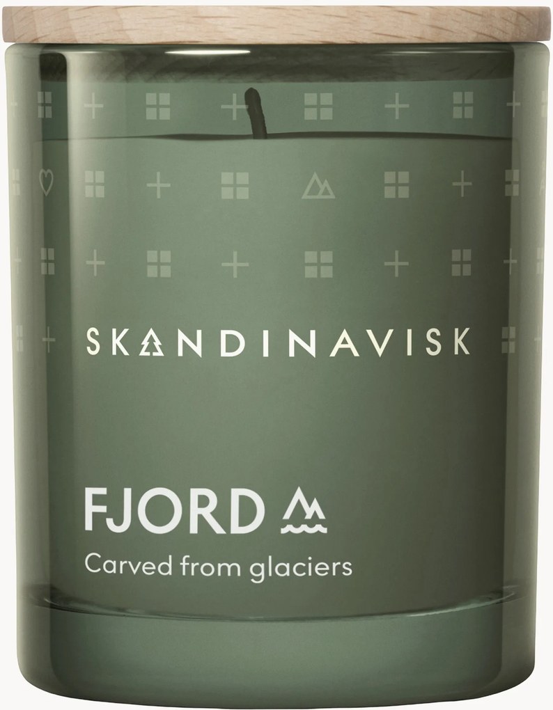 Vela perfumada mini Fjord (flor de maçã, pêra, frutos do pomar, groselhas)