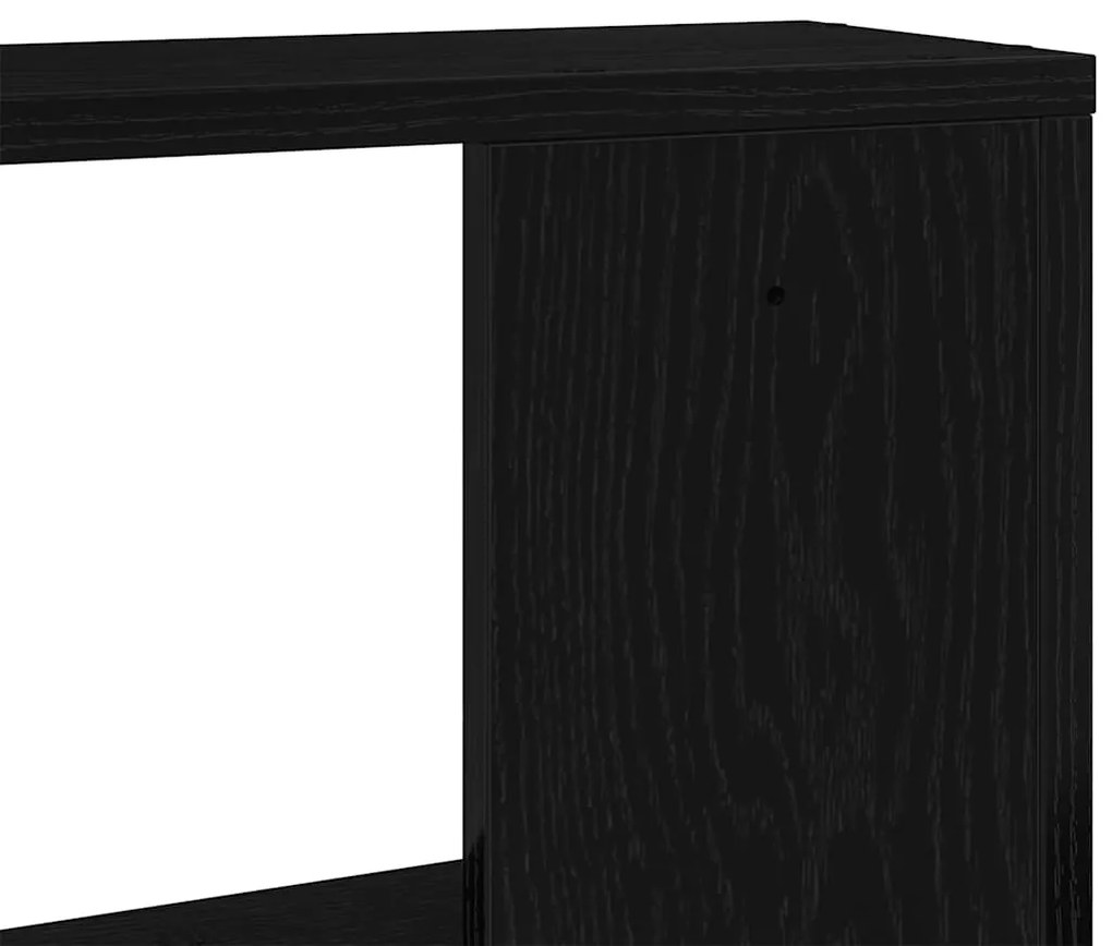 Estantes de parede 2 pcs 50x12x50 cm carvalho preto