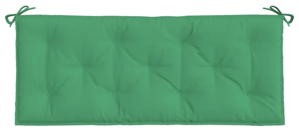 Almofadão p/ banco de jardim 120x50x7 cm tecido oxford verde