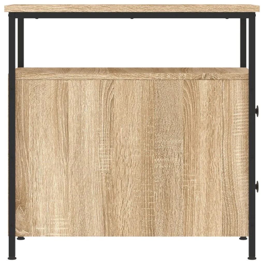 Mesa de cabeceira 30x60x60 cm derivados madeira carvalho sonoma
