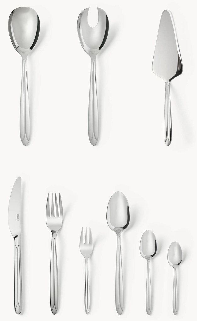 Conjunto de talheres espelhados Orchid, 12 pessoas, conjunto de 70