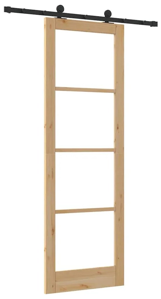 Porta de Correr vidaXL com Conjunto de Ferragens "ORKDAL" 78x232 cm