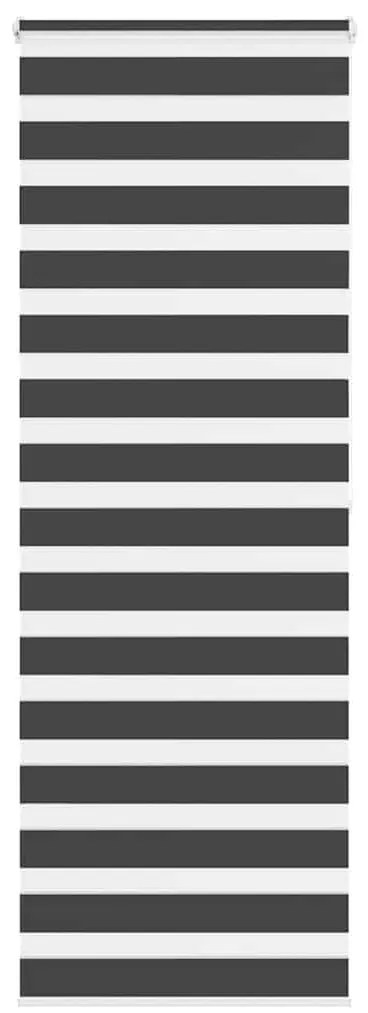 vidaXL Cortina de zebra 85x200 cm largura do tecido 80,9 cm poliéster