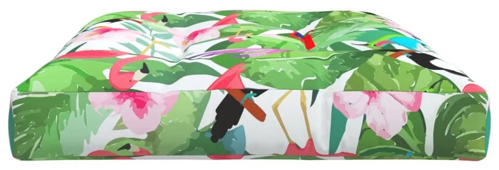 Almofadão para sofá de paletes 120x80x12cm tecido multicolorido
