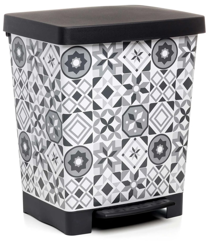 Balde Lixo com Pedal Hydraulic Cubik Deco 23L