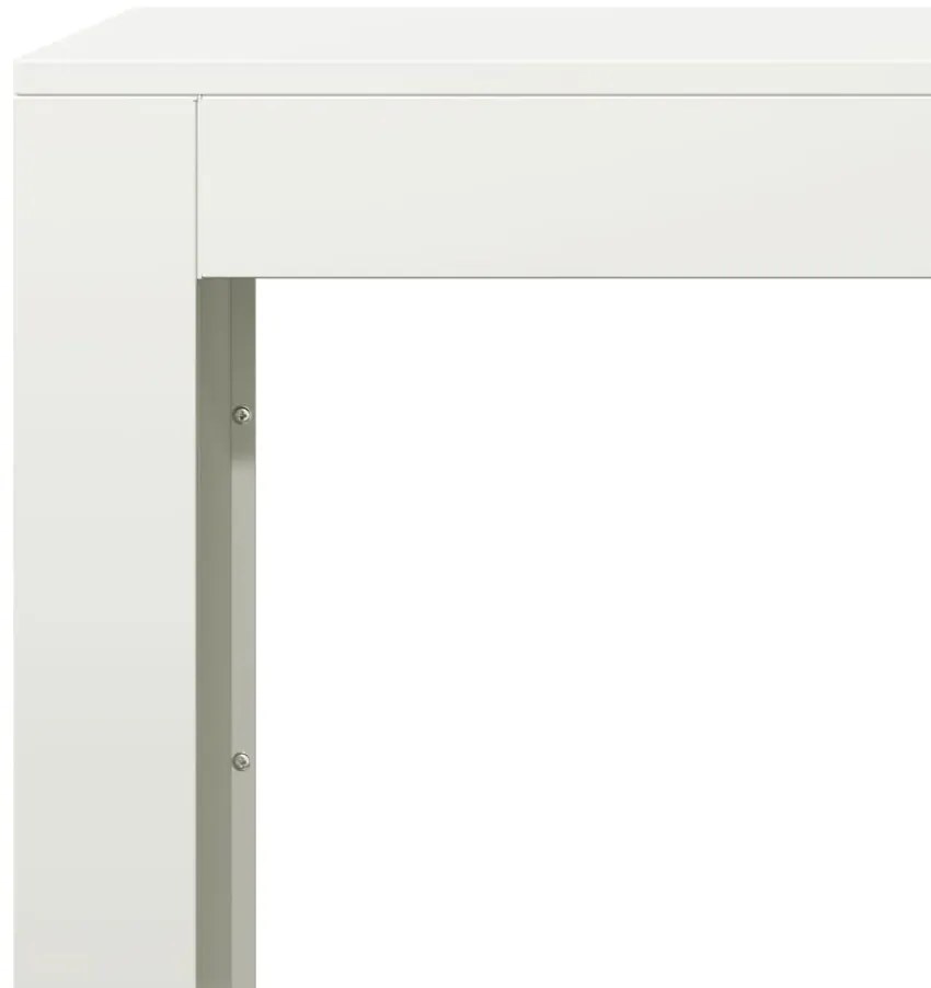 Suporte para lenha 100x40x60 cm aço branco