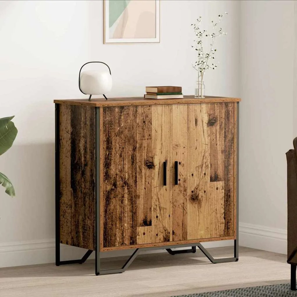vidaXL Buffet Castanho 78 x 35.5 x 74.5 cm Madeira processada