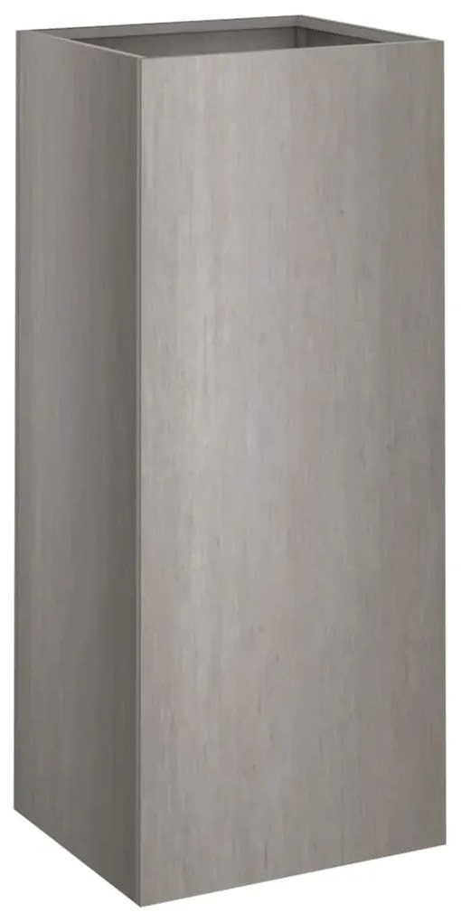 Vaso/floreira 32x29x75 cm aço corten