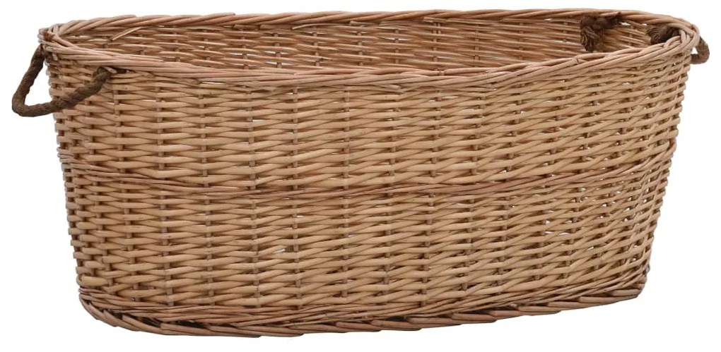 286984 vidaXL Cesto para lenha com pegas 88x57x34 cm salgueiro natural