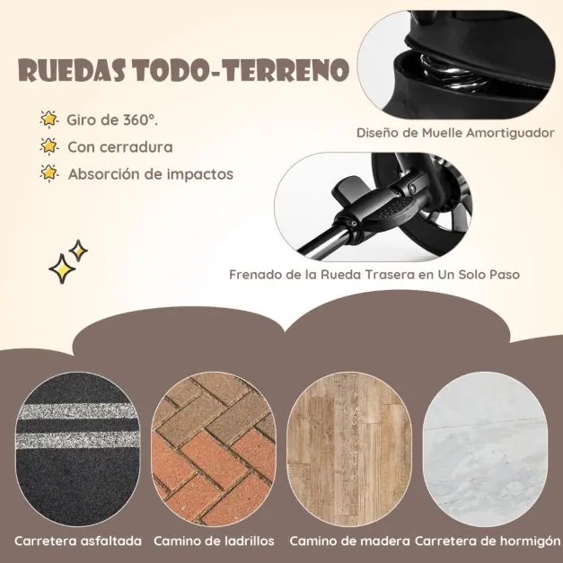Carrinho de Bebé Duplo Gémeos Carrinho de Bebé Dobrável com Um Botão Portátil Reclinável Encosto Ajustável Toldo 0-3 Anos Cinzento