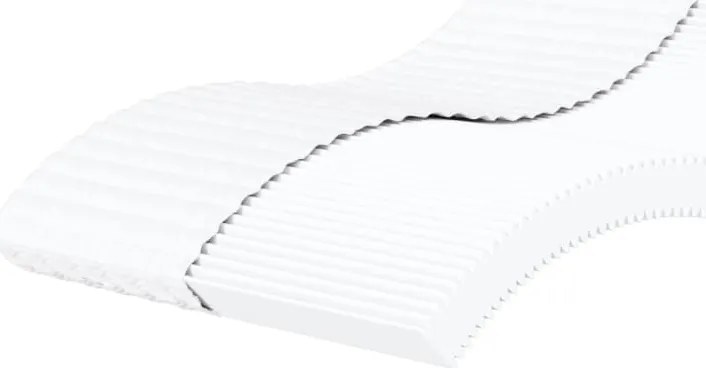 Colchão de espuma 200x200 cm dureza H2 H3 branco