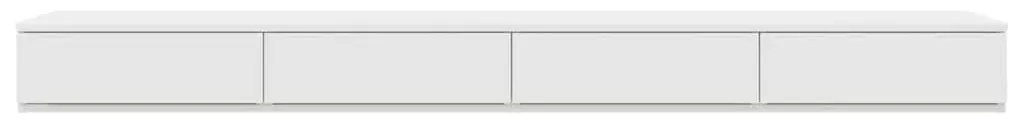 Gavetas de Cama Brancas 200x36,5x16,5 cm Madeira Consolidade