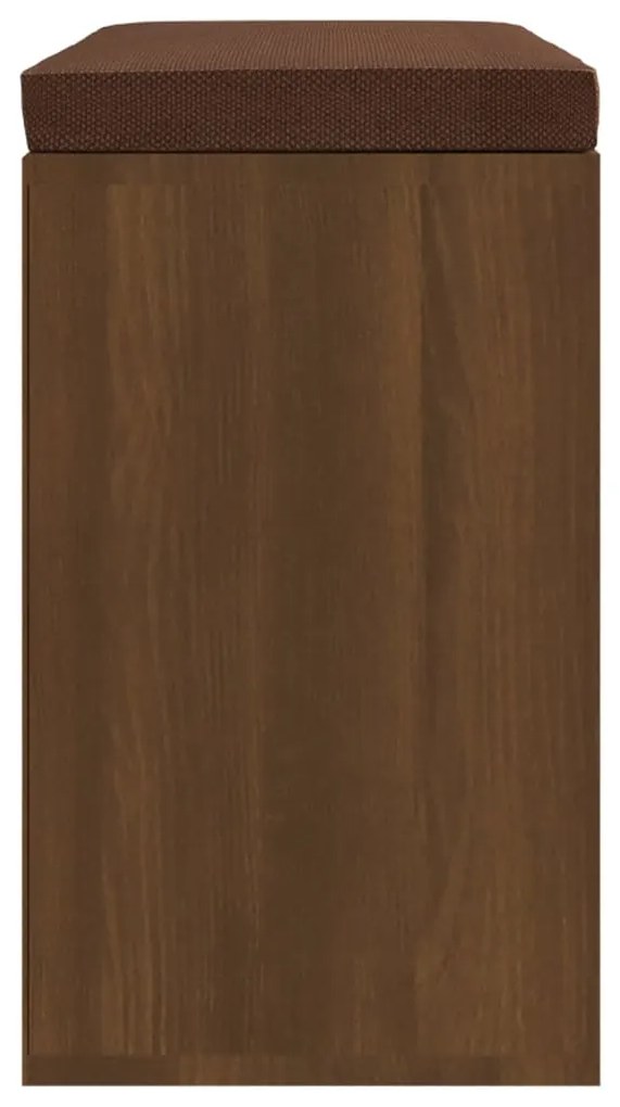 Banco sapateira 103x30x48cm derivados madeira carvalho castanho