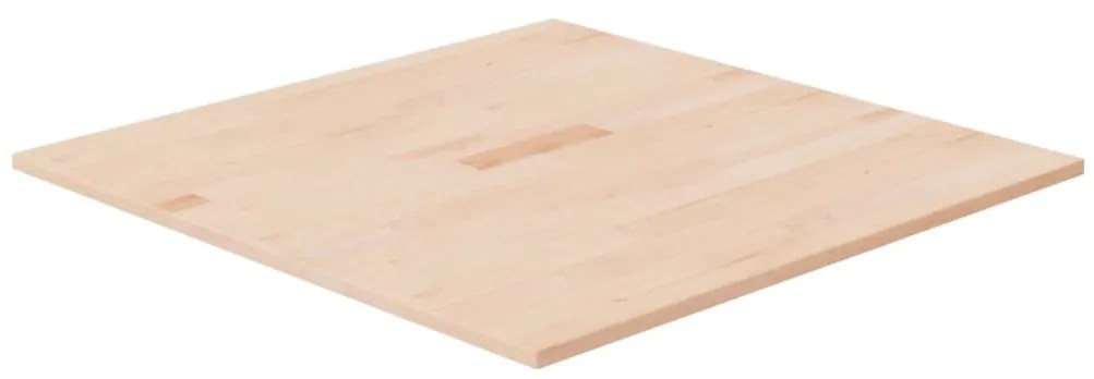 vidaXL Tampo de mesa quadrado 70x70x1,5 cm carvalho maciço não tratado