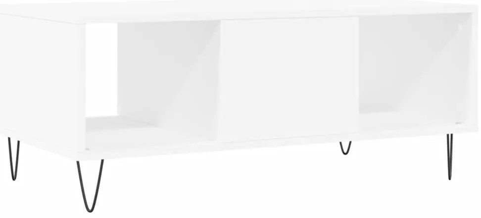 Mesa de centro 90x50x36,5 cm derivados de madeira branco