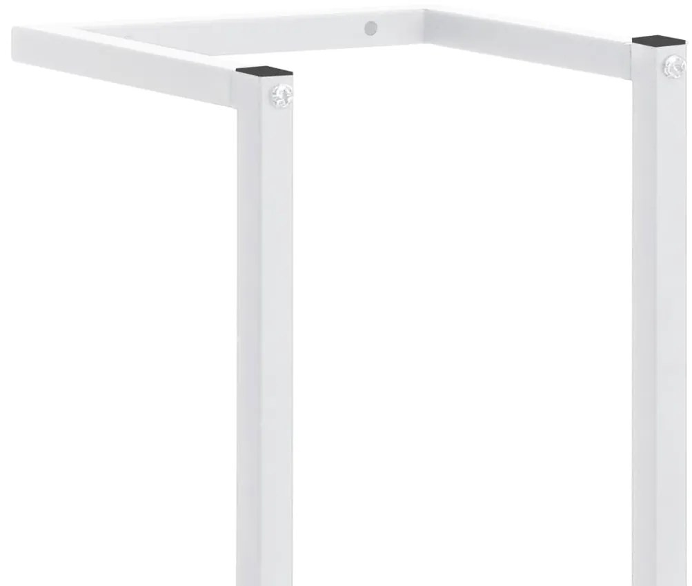 Toalheiro 25x20x95 cm aço branco