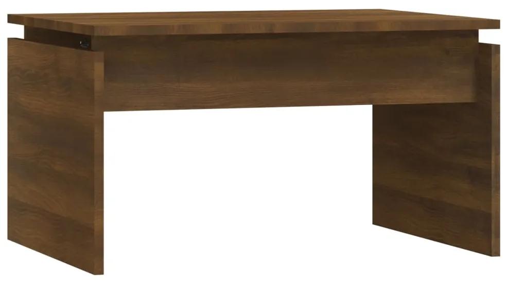 Mesa centro 68x50x38 cm derivados de madeira carvalho castanho