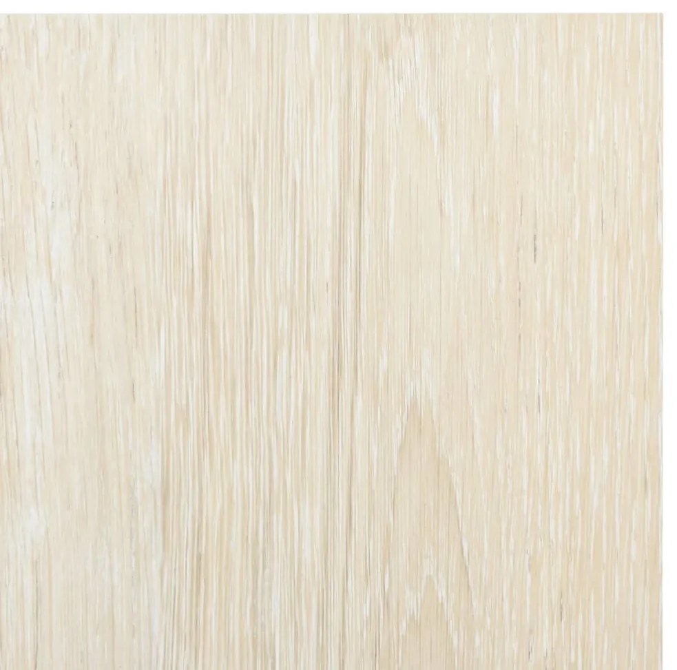 Tábuas de soalho autoadesivas 55 pcs 5,11 m² PVC bege