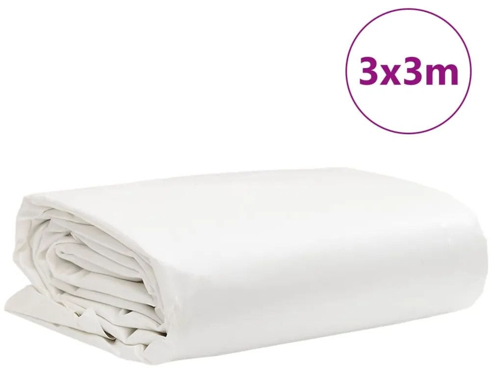 Lona 3x3 m 650 g/m² branco