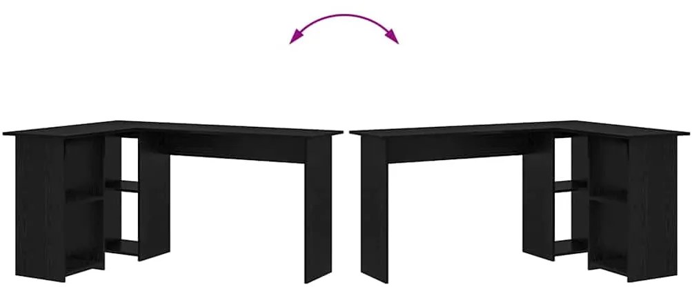 Mesa de Carvalho Preto Carvalho Preto Madeira engenheirada Médio