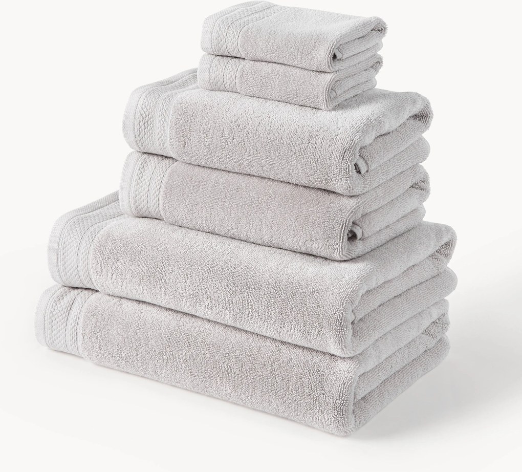 Conjunto de toalhas em algodão orgânico Premium, vários tamanhos