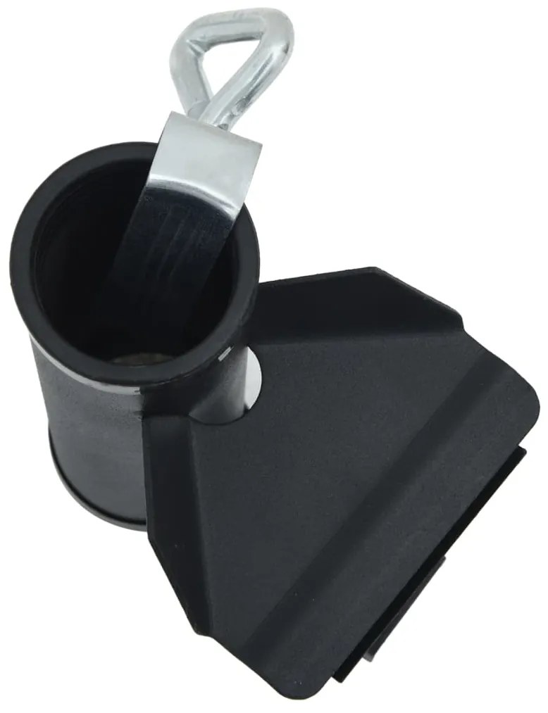 Grampos de guarda-sol para varanda 2 pcs 25-38 mm aço