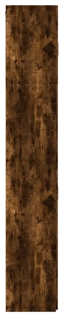 Armário alto 80x42,5x249cm derivados de madeira carvalho fumado