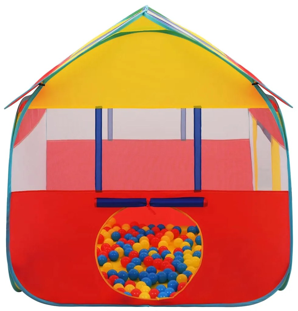 Tenda de brincar com 550 bolas 123x120x126 cm