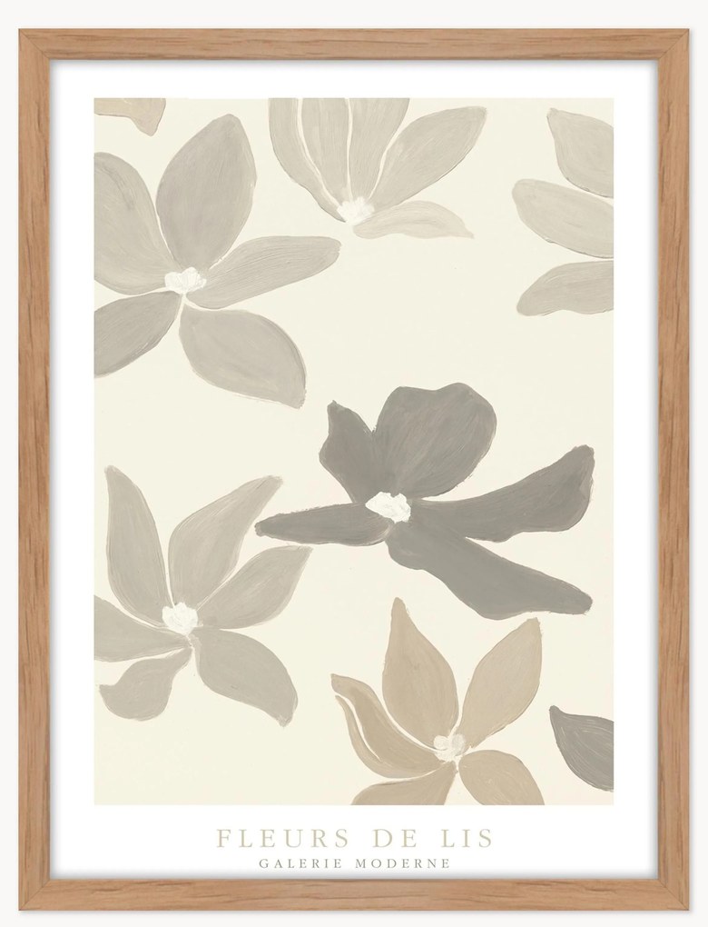 Impressão digital emoldurada Nostalgia 1