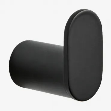 Cabide De Banheiro De Aço Inoxidável Alameda Preto Mate - Sklum