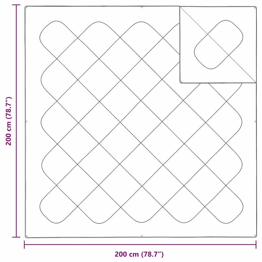 Colchas &amp; Edredons Branco 200 x 200 cm Microfibra