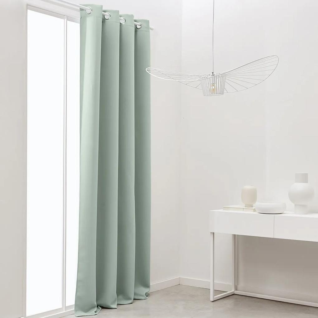 Cortinados Today  Rideau Occultant 140/240 Polyester TODAY Essential Celadon