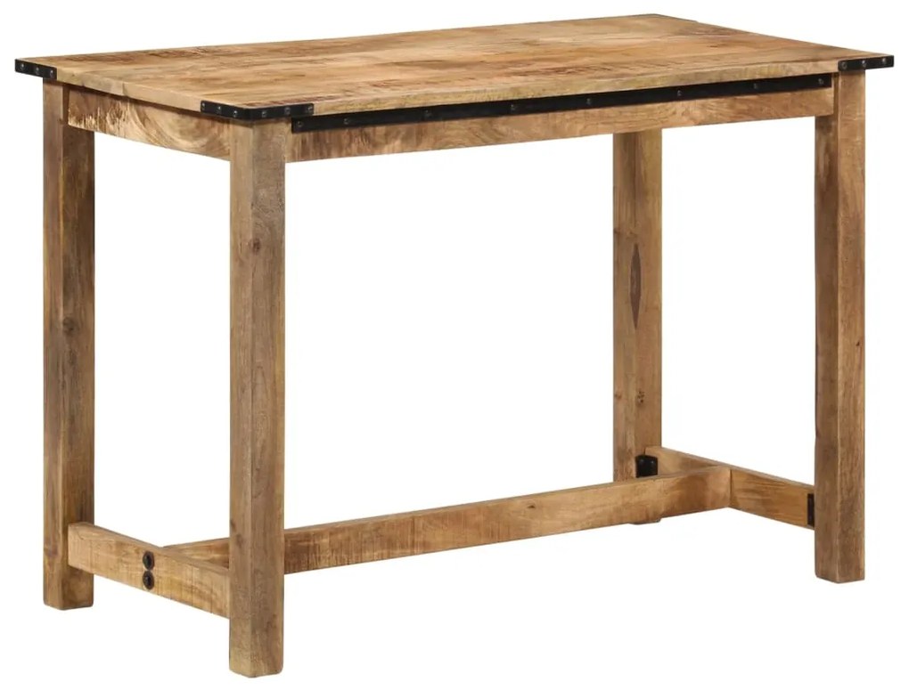 Mesa de jantar 110x55x75 cm madeira de mangueira maciça