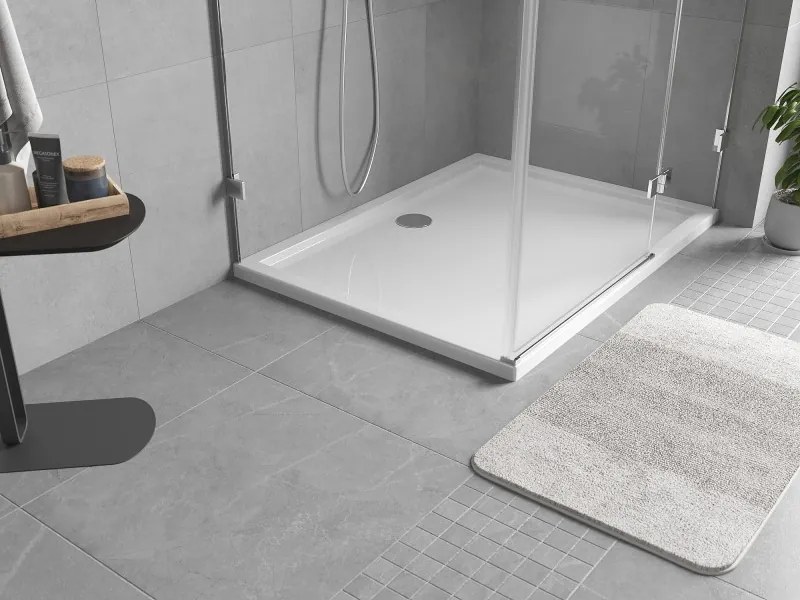 Mexen Flow base de duche retangular slim 100 x 80 cm, branco brilho - 46R108010