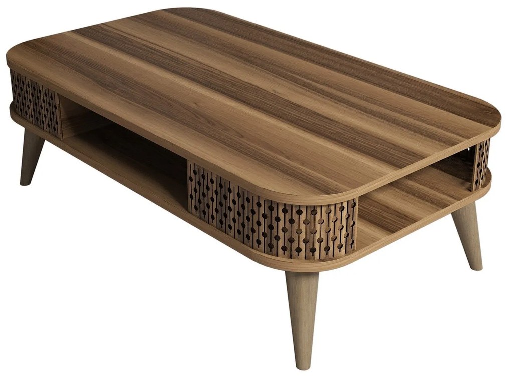 Mesa de Centro Eylül – Nogueira – 105x34,6x60 cm