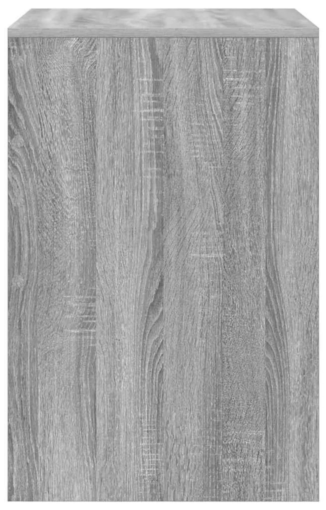 Escrivaninha Cinza sonoma Aglomerado de partículas 60 x 50 x 76 cm