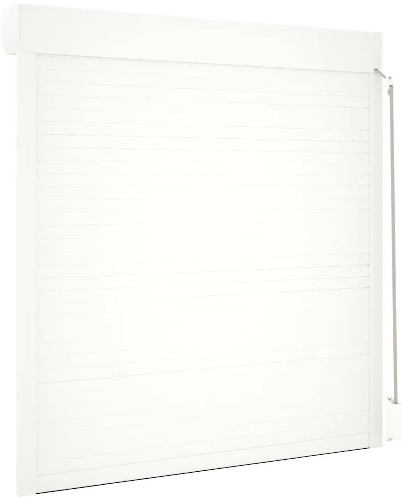 Persiana de enrolar em alumínio 130x140 cm branco