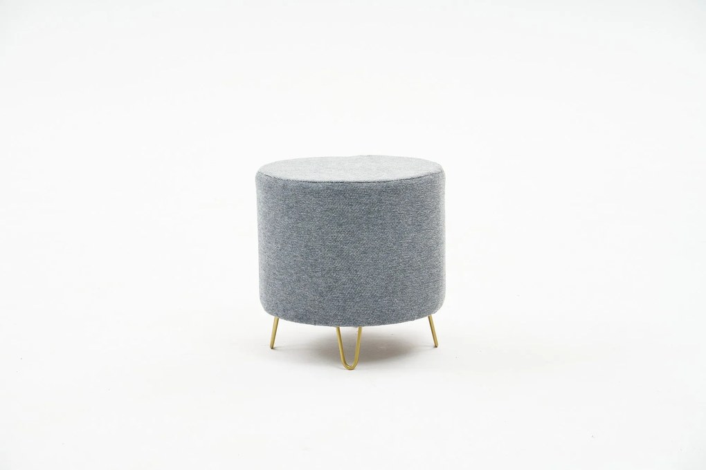 Pouffe Asmara Gabbana – Cinzento – 40x40x40 cm