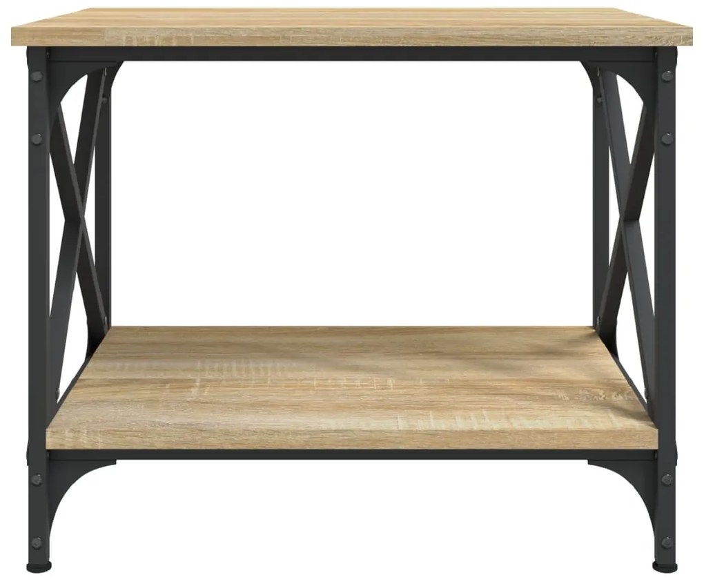 Mesa de apoio 55x38x45 cm derivados de madeira carvalho sonoma