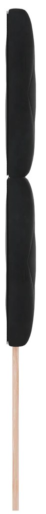 Cabeceira vidaXL Design Blocos de Diamante Preta 90 cm Veludo, Cabecei