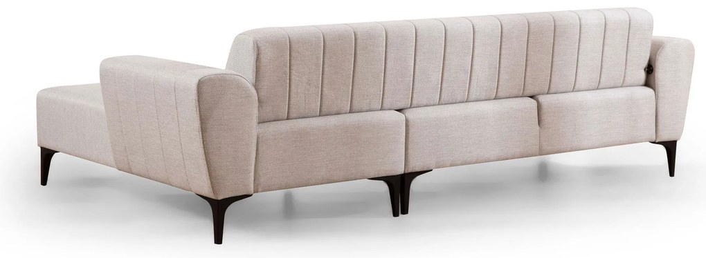 Sofá-Cama de Canto Hamlet – Ecru – 270x140 cm