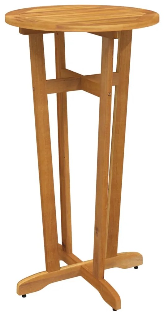 5 pcs conjunto de bar para jardim madeira de acácia maciça